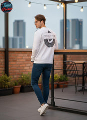 EMBOSSED PRINTED SWEATSHIRT